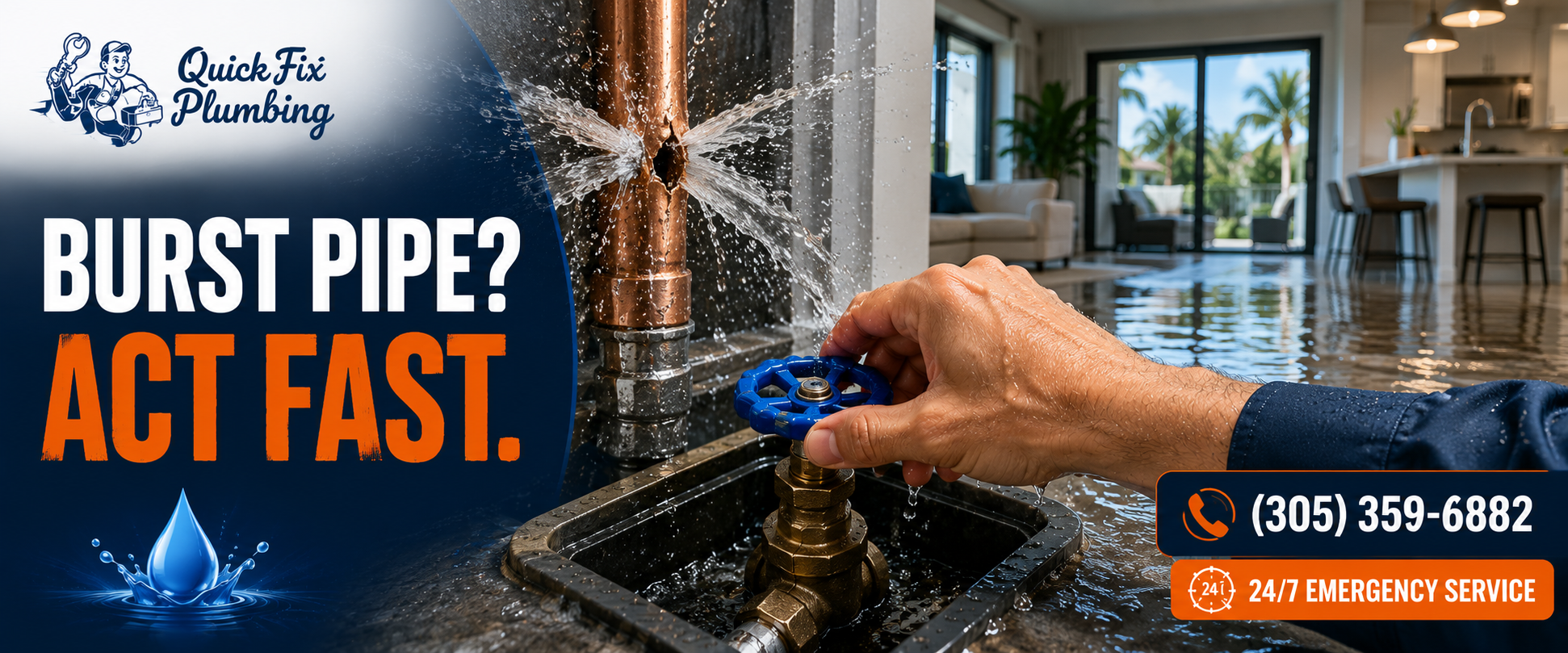 Burst Pipe: What to Do in the First 10 Minutes to Save Thousands in Damage