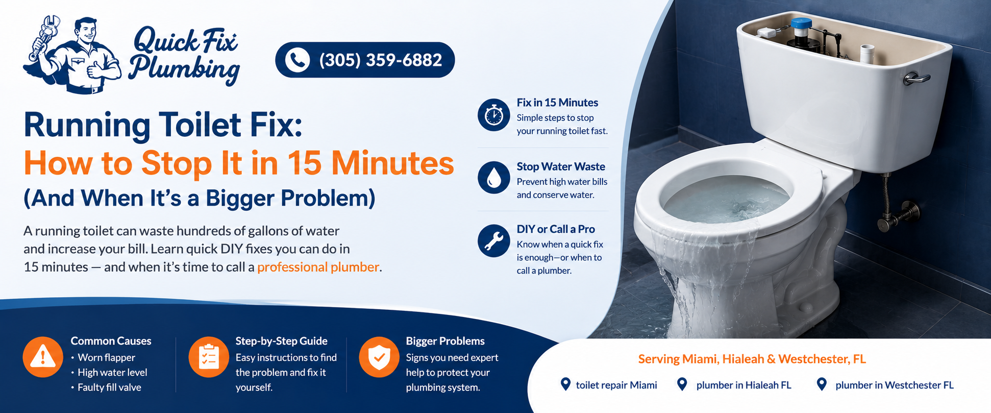 Running Toilet Fix: How to Stop It in 15 Minutes (And When It's a Bigger Problem)