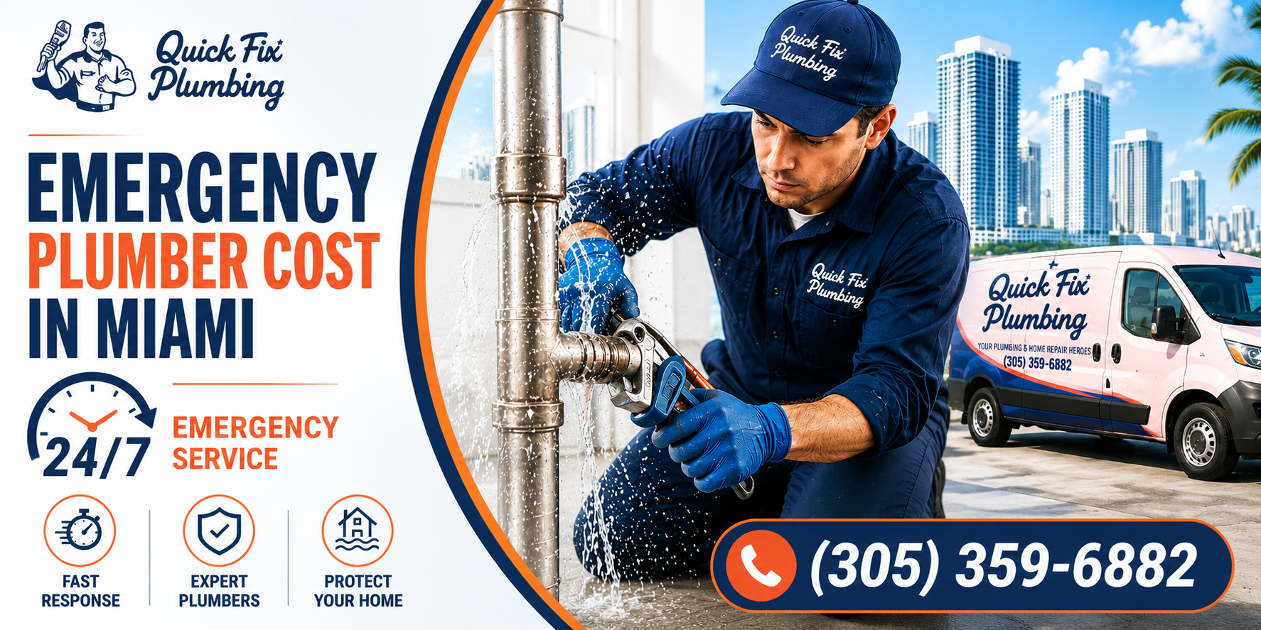 Emergency Plumber Cost in Miami: What You'll Actually Pay After Hours