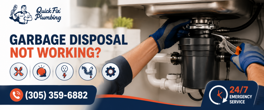 Garbage Disposal Not Working: 5 Reasons Why and What to Try Before Calling a Plumber