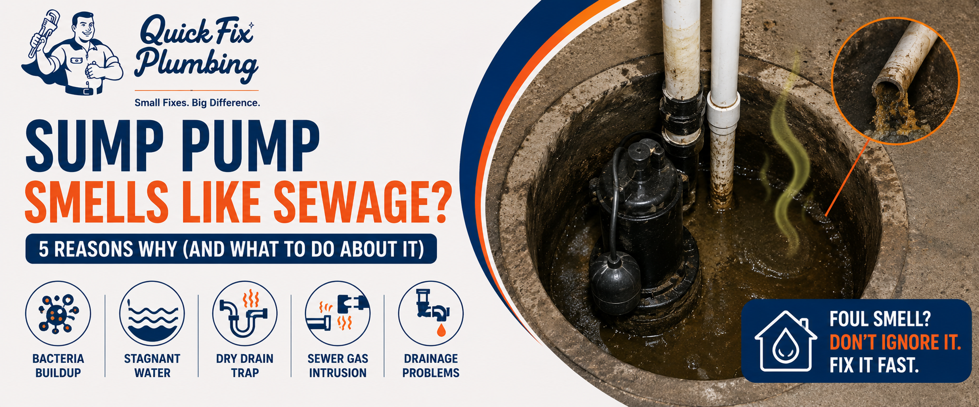 Sump Pump Smells Like Sewage: 5 Reasons Why And What to Do About It