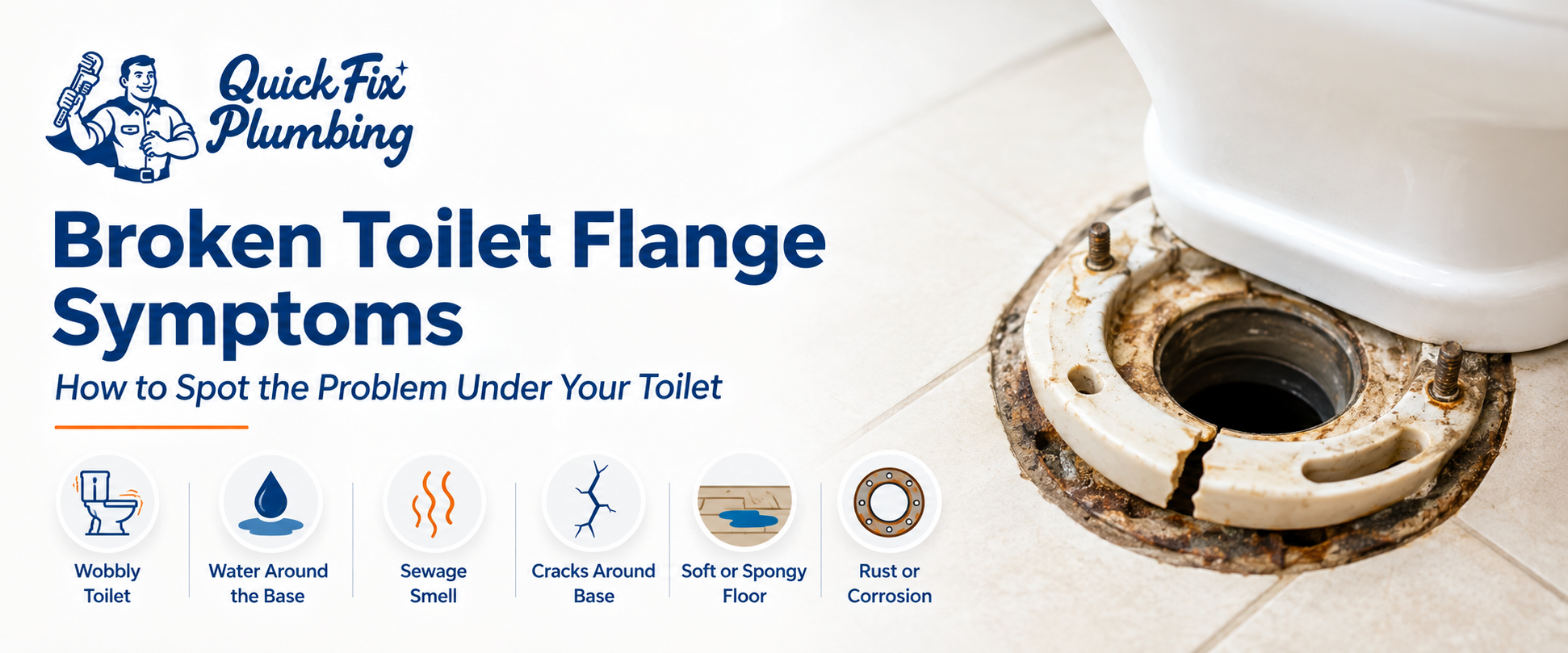 Broken Toilet Flange Symptoms: How to Spot the Problem Under Your Toilet