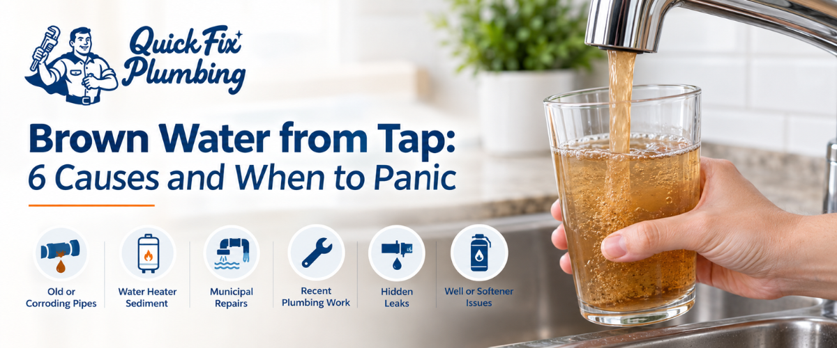 Brown Water from Tap: 6 Causes and When to Panic